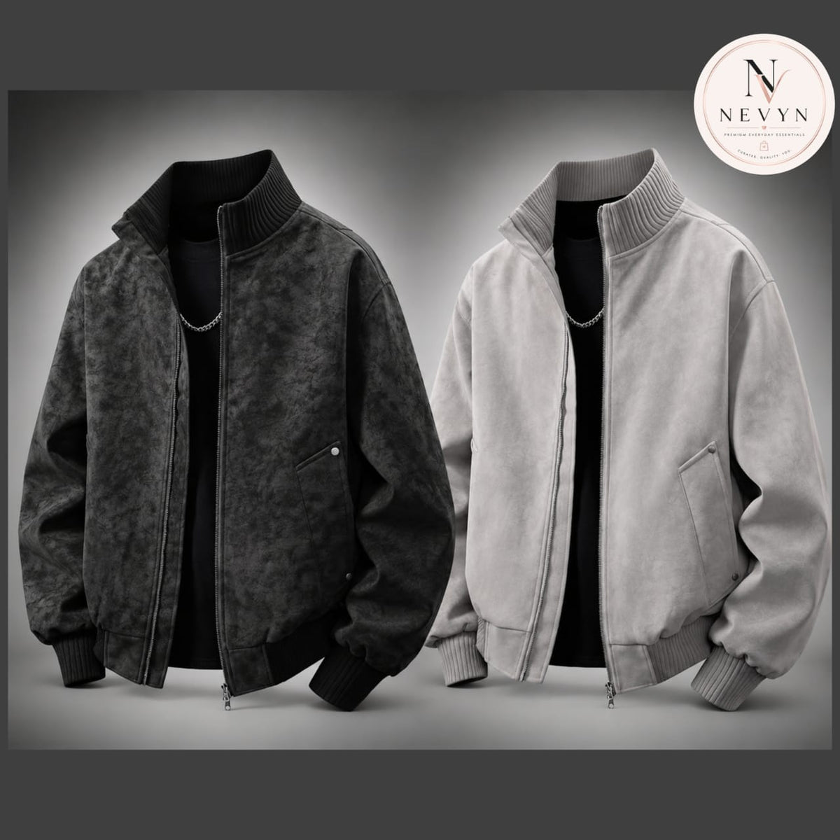 Men’s Zip-Up Bomber Jacket