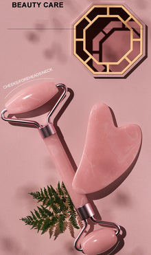 NEVYN Facial Massage Roller &  Gua Sha Set