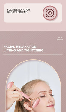NEVYN Facial Massage Roller &  Gua Sha Set