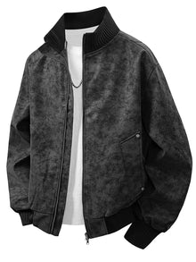 Men’s Zip-Up Bomber Jacket