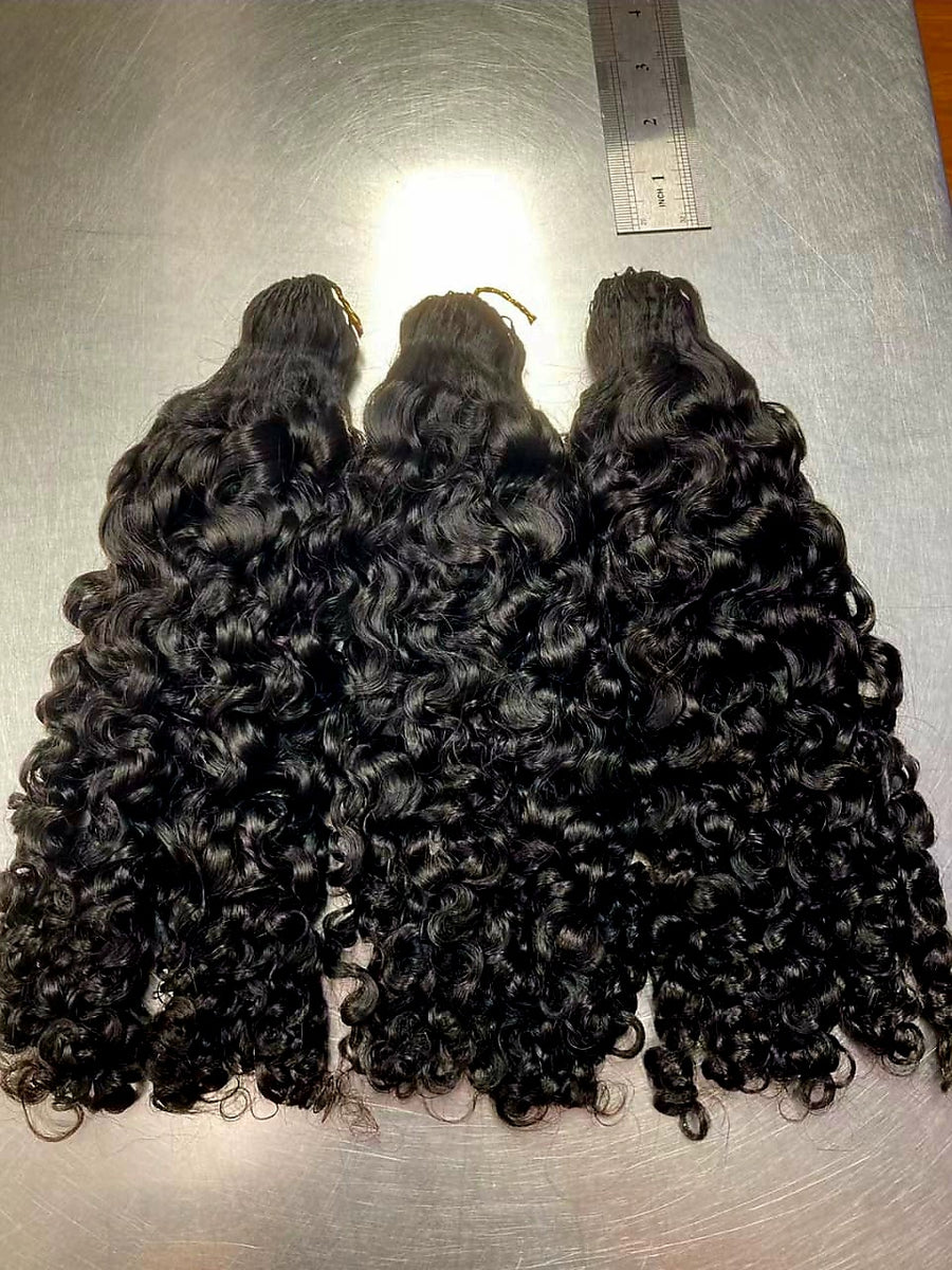 Curly Bulk Hair – Natural Volume & Versatile Styling